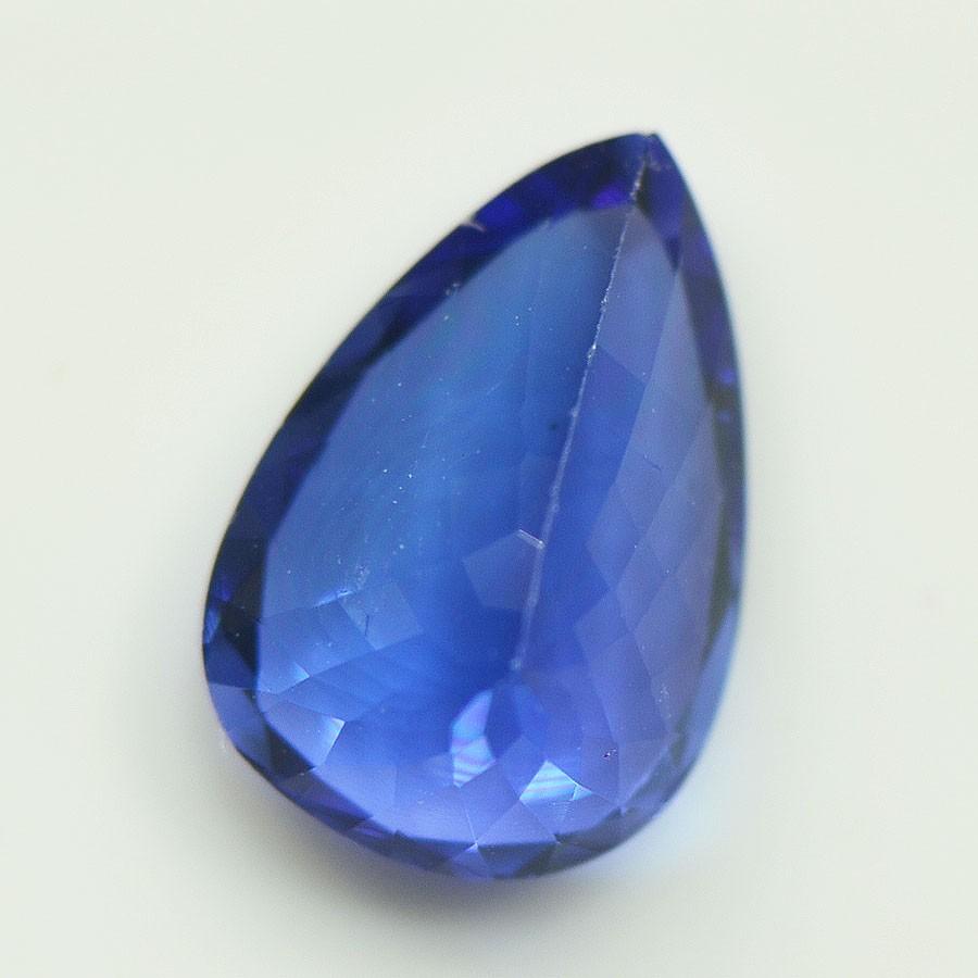 タンザナイト ペアシェイプカット 濃色 2.31ct AAAAA S-F085《即納 