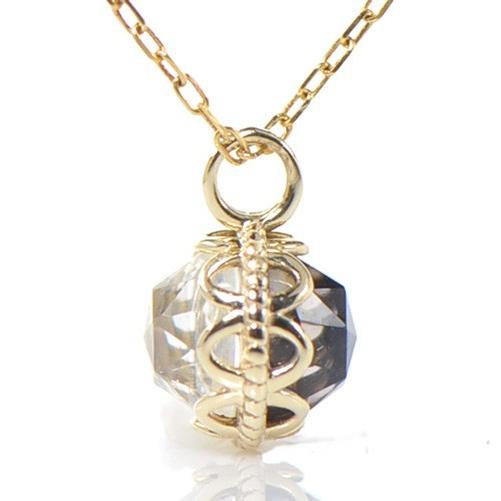 ペンダント　アイオライト ブルームーンストーン K10イエローゴールド ローズカット YK-BH08440CI　ネックレス