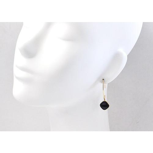 破格 ガゼット葵着用 タウジャン オニキス ピアス GACKT SUGIZO POLA