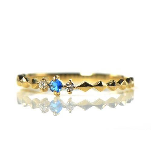 リング　アウイナイト ダイヤ K18イエローゴールド カロ BW092-YR-039の画像