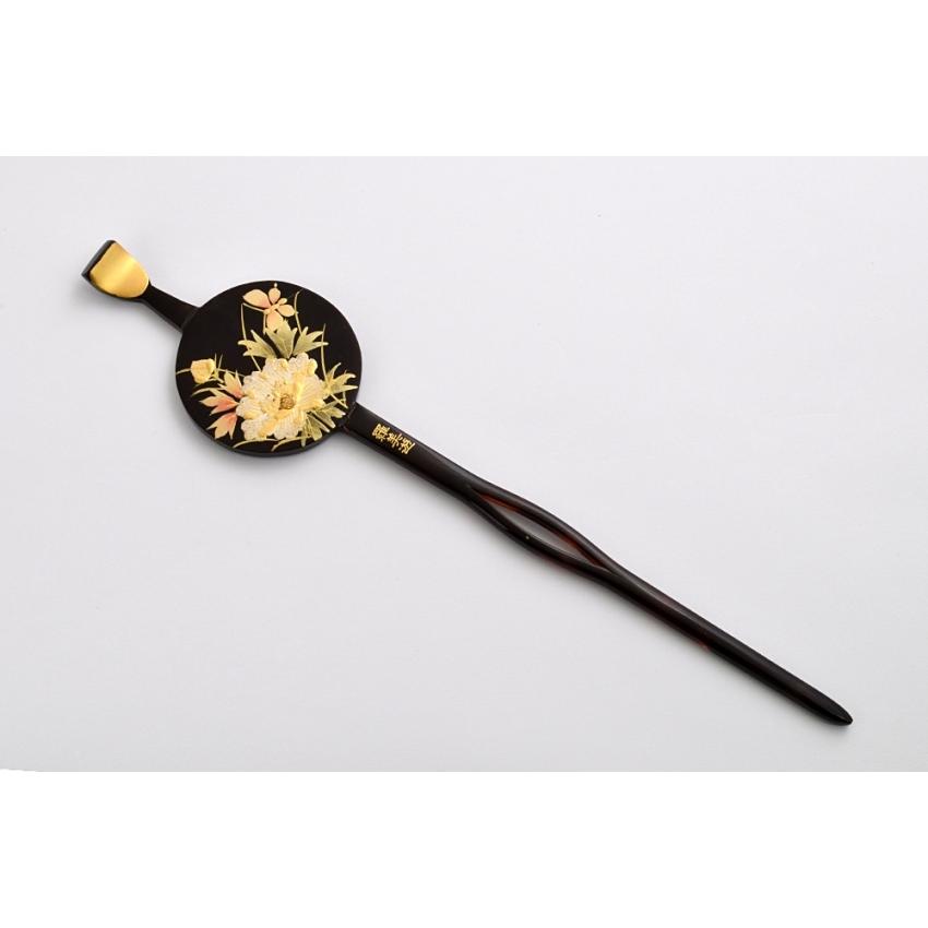 楽天市場 京の雅 本鼈甲牡丹蒔絵簪 Hu 0012 日本製 送料無料 Www Thedailyspud Com
