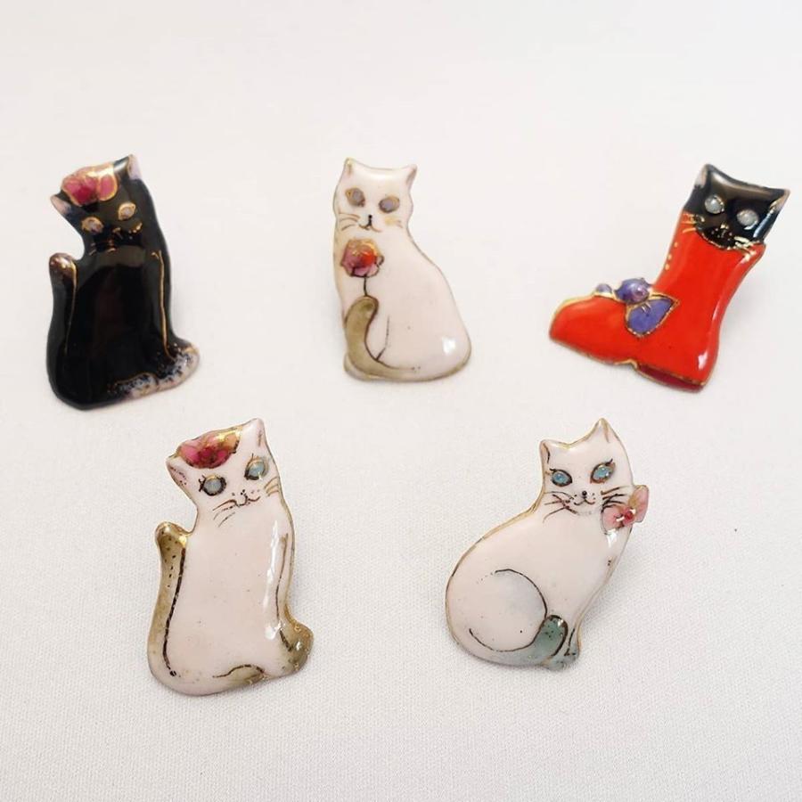 Unclez 七宝焼き ピンブローチ ねこ バラのティアラの黒猫 Neko 3 京のめぐみ 通販 Yahoo ショッピング