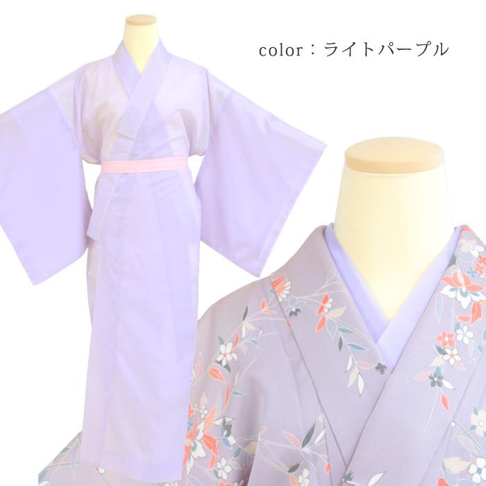 極薄】長襦袢 パステルカラー 洗える 薄くて軽い 薄手 M/L 婦人