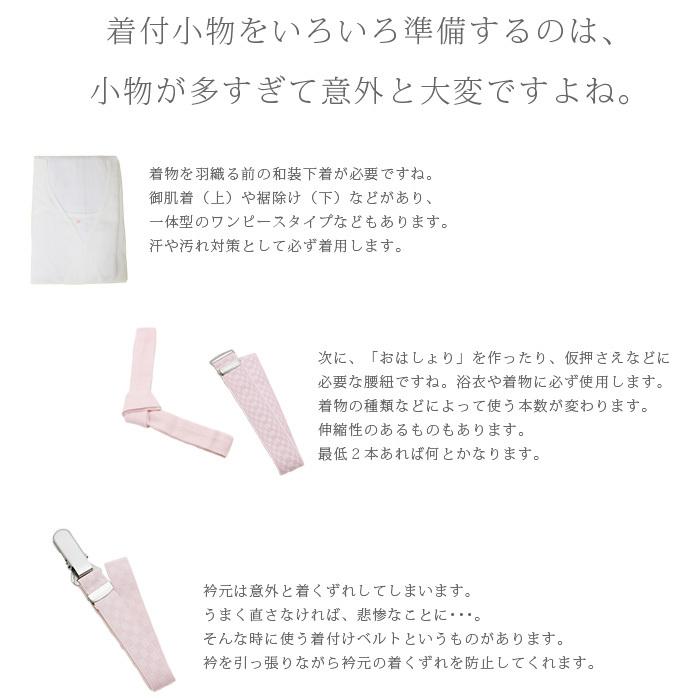 着付け小物13点セット M/L 専用バッグ付 ワンピース肌着/着付けベルト