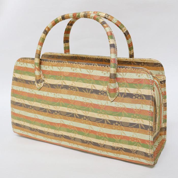 【匿名配送・新品・未使用】 利休バッグ　西陣織　本金　正絹　バッグ　バック 匿名配送・新品・未使用】 利休バッグ 西陣織 本金 正絹 バッグ