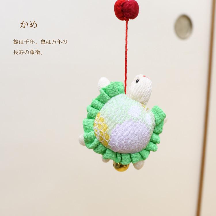 モチーフ一本つるし飾り つるし雛 3個つるし5本セット 長さ約45cm