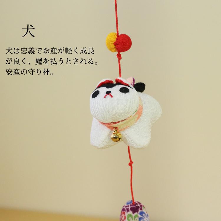 モチーフ一本つるし飾り つるし雛 5個つるし5本セット 長さ約60cm