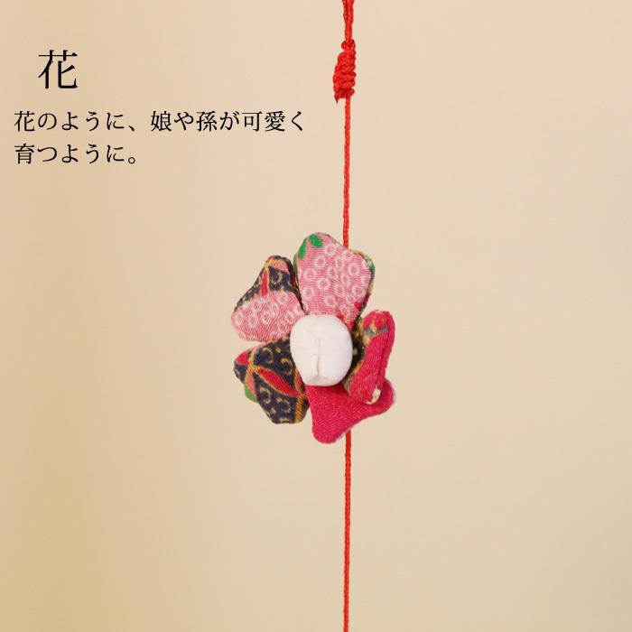 一本つるし飾り つるし雛 〜いづめこ〜 [3B] 3個つるし 長さ約50cm