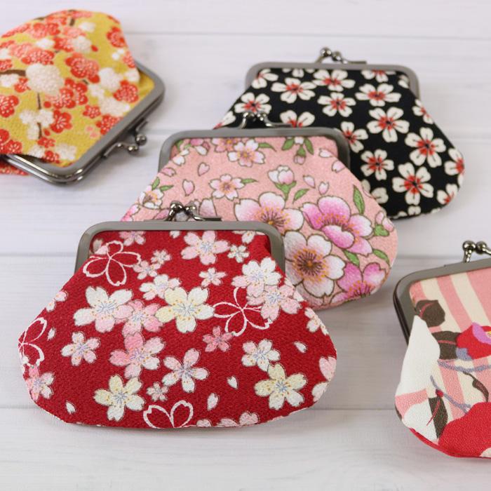 がま口 ミニ ポーチ [#41] 財布 小物入れ 小銭入れ 花 和雑貨 コイン