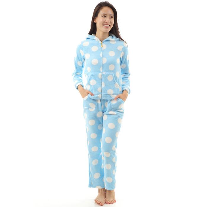 La Cotone】05P レディース パジャマ 上下セット ルームウェア 秋 冬