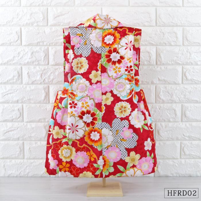 被布着 単品 花柄 赤 レッド 【HFRD02】 桜 雪輪 疋田 鹿の子 菊 数量 