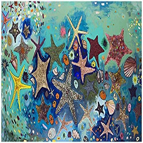 ★お求めやすく価格改定★ 12 x 24 Starfish GreenBox-Metallic Art+Culture GreenBox Canvas Halpinによるカラクリ Art%Eli Wall レリーフ、アート