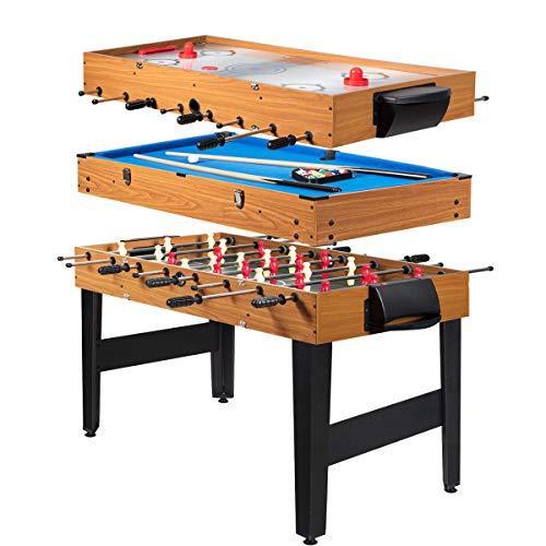 Giantex スライドホッケー マルチゲームテーブル 3イン1 48インチ ゲームルーム B01myzmhzkならショッピング ランキングや口コミも豊富なネット通販 更にお得なpaypay残高も スマホアプリも充実で毎日どこからでも気になる商品をその場でお求めいただけます ゲーム