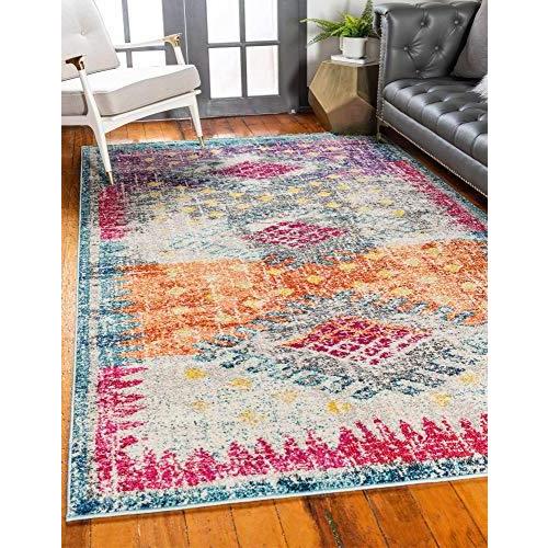 Unique カーペット ラグ Loom Vita Kyo Qualityのunique Collectionサチュレートボヘミアンオーバーダイトライエリアラグ カラマツマ 9 0 X 12 0角 カラマツマ マルチ アイボリー B075bsh695 12 0角 カラマツマ マルチ アイボリー B075bsh695ならショッピング ランキング