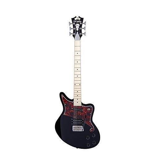 トレモロ付D'Angelico Premier Bedford Electric Guitar with Tremolo Tailpiece-Black (D'Angelico Premier Bedford Electric Guitar with Tremolo Tailpi エレキギター初心者セット