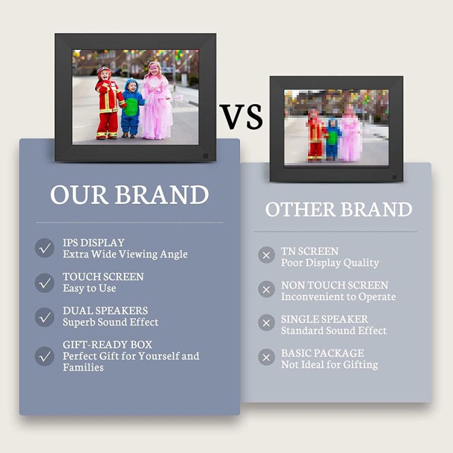 ブランド ストア Bsimb Smart Wifiデジタルピクチャーフレーム Eco写真立てipsタッチスクリーン カラマ 16 Gb内部メモリ カラマ App Emailで写真 ビデオを共有 カラマ 祖父 B07qmcdrlz Kyo Quality 新品本物 Cedac Org Kh