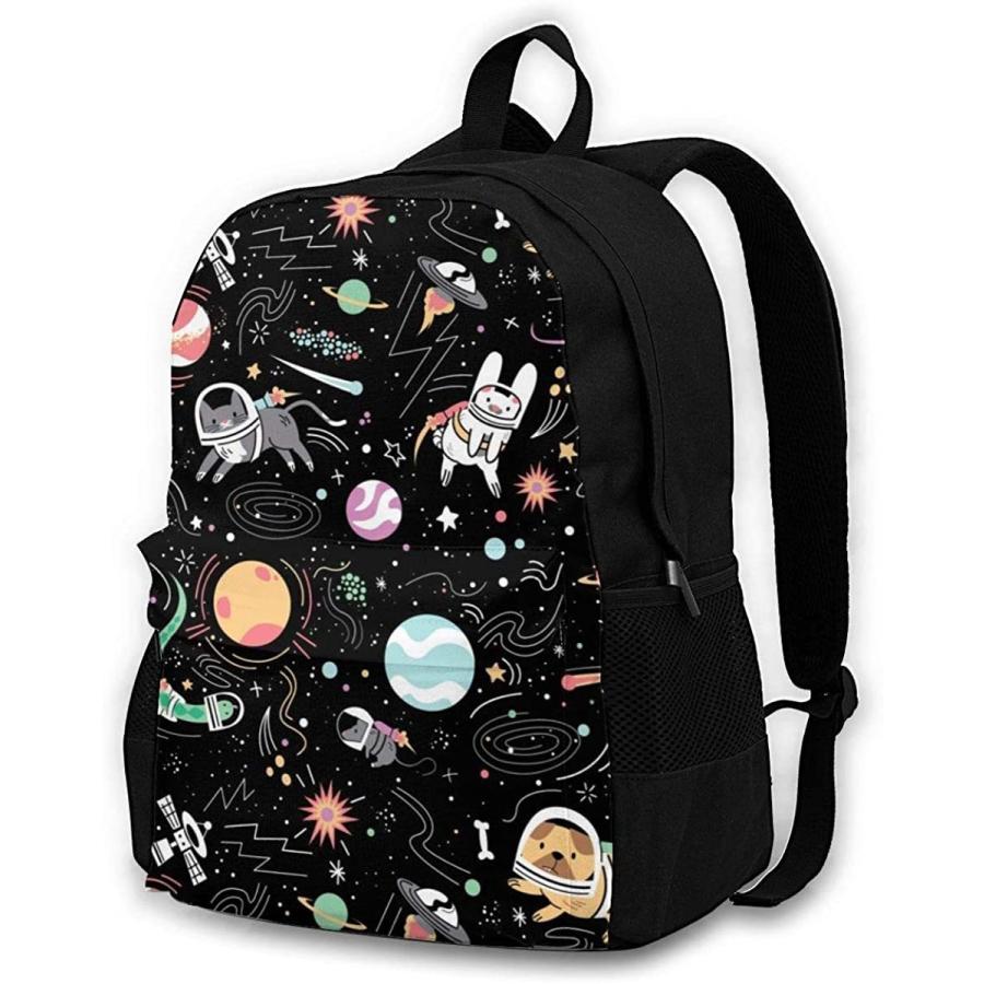 売れ筋がひ贈り物 動物 かわいい宇宙 猫 カレッジ キャンプ ハイキング 旅行 デイパック カジュアル ブックバッグ 学校 軽量 丈夫 バックパック ノートパソコン 犬 ビジネスリュック Adga Org