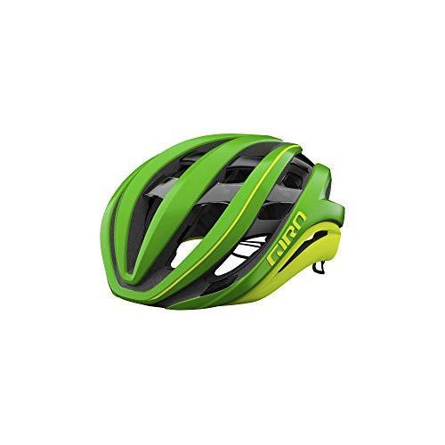国内外の人気！ Giro Aether Spherical Adult Road Cycling Helmet-Matte Ano Green/Highlight Yellow (2021) %Escape%Small ヘルメット