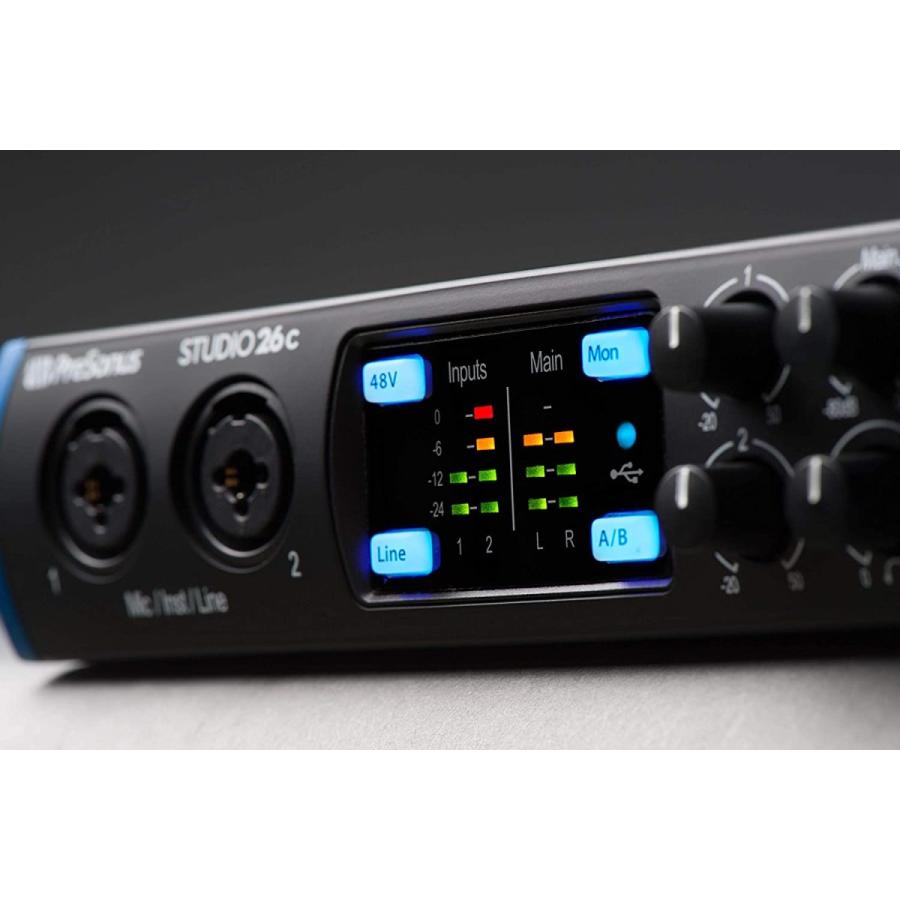 豪華 Audio 4 x 2 c 26 Studio PreSonus 送料無料 Interface Cloth Polishing Bazaar  Adapter%Ecm×Austin Cable%Ecm×USB-C XLR with Bundle - PCDJ - www.amf46.fr