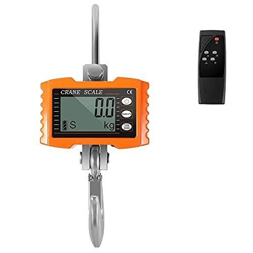 Joliday Crane Scale 1000 Kg 00ポンド Orange Digital Hanging Scale重量lcdディスプレイhanging Scale