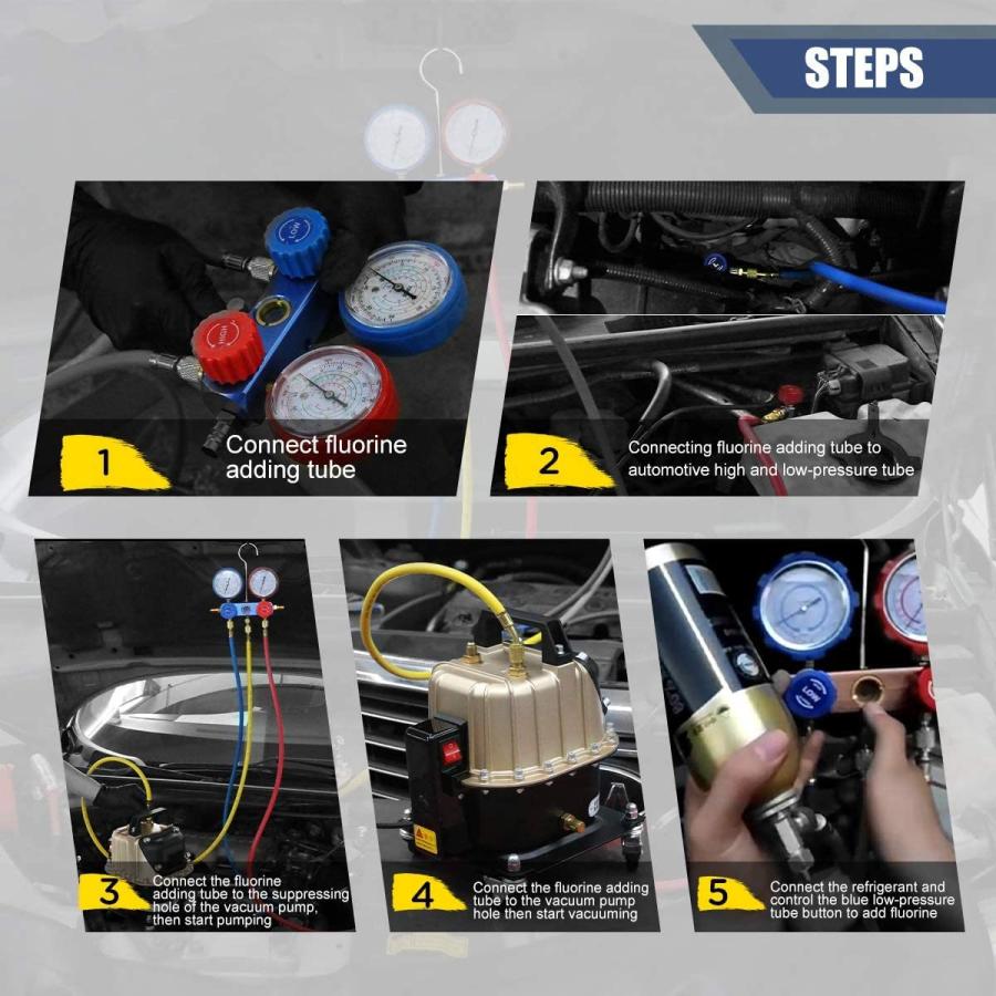 Autoand 110 Vカーエアコン真空ポンプキット カラマ デュアルステージ3 5 Cfm 2 In 1 300 Psi圧力a C 真空ポンプ Hvacエアコン冷凍修理用 B092ryk2c5 Kyo Quality 通販 Yahoo ショッピング