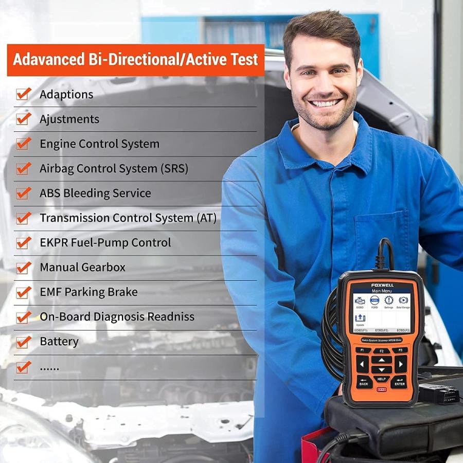 Foxwell Scanner NT 809 All System OBD 2 Scanner&FOXWELL NT 510 Elite Diagnostic Scan Tool for Ford Lincoln Mercury (FoxwellスキャナNT 809全システ｜kyo-quality｜08