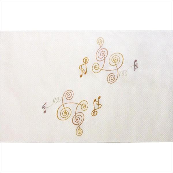 西陣織 チャップリン 音符 五線譜 九寸名古屋帯 金糸 銀糸 未使用品 正絹 西陣織 チャップリン 音符 五線譜 九寸名古屋帯 金糸 銀糸 未