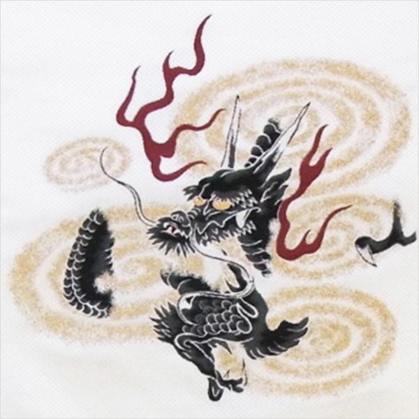 名古屋帯 正絹 白 龍 〜龍神〜 ホワイト 京玉響 西陣織 : 名古屋帯と