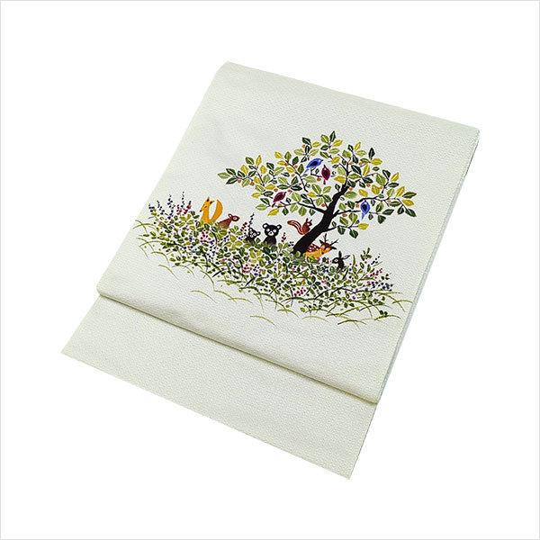 【新品☆正絹】夏用！絽！手描き&染ぼかし名古屋帯 新品☆正絹】夏用！絽！手描き&染ぼかし名古屋帯 夏名古屋帯】絽