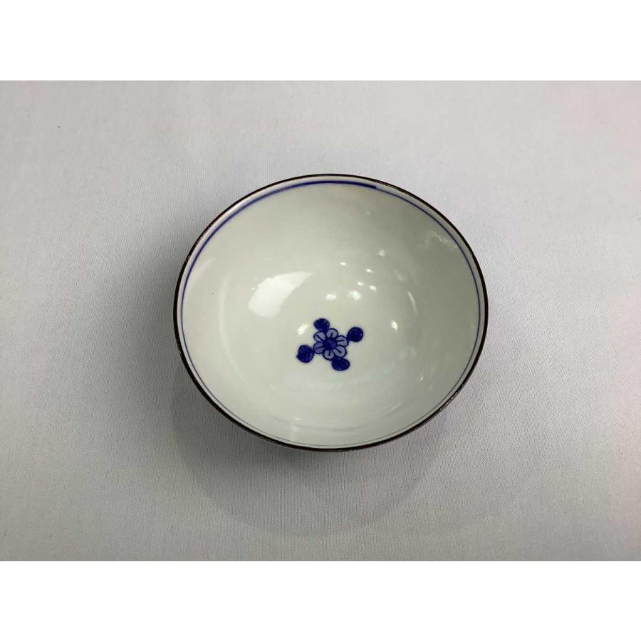 京焼・清水焼 矢野正三（碧黄石窯） 青赤七宝孫茶碗