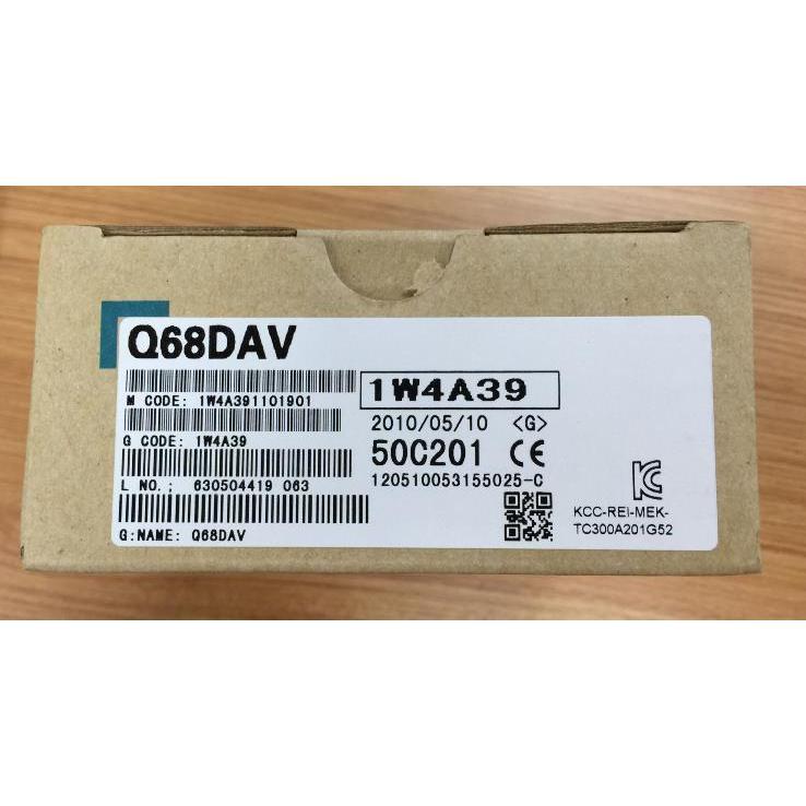 【新品未使用1個】三菱電機Q68DAIN Q68DAIN ディジタル-アナログ変換ユニット 三菱電機 ランクA中古