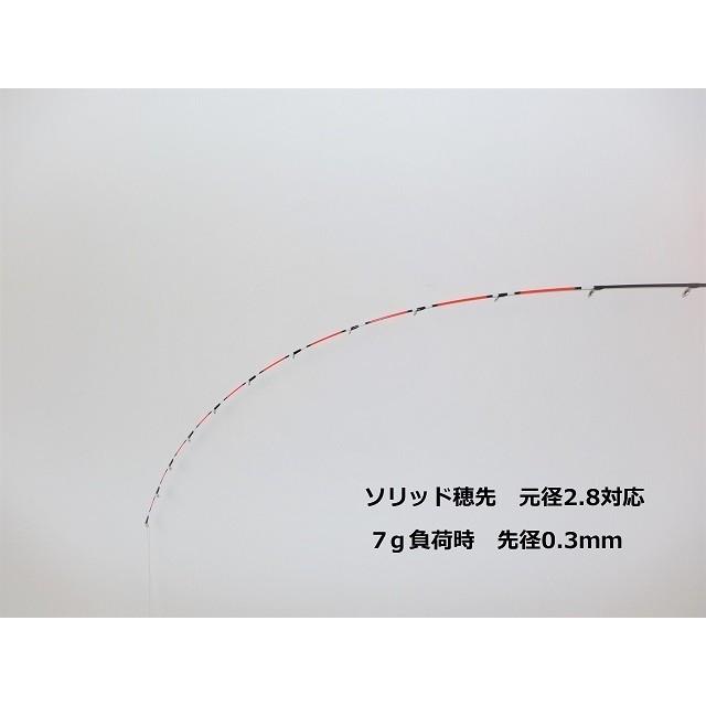 筏竿 穂先 ソリッド穂先 0.3/0.4mm 2本 元径2.8mm : YMYヤフー店