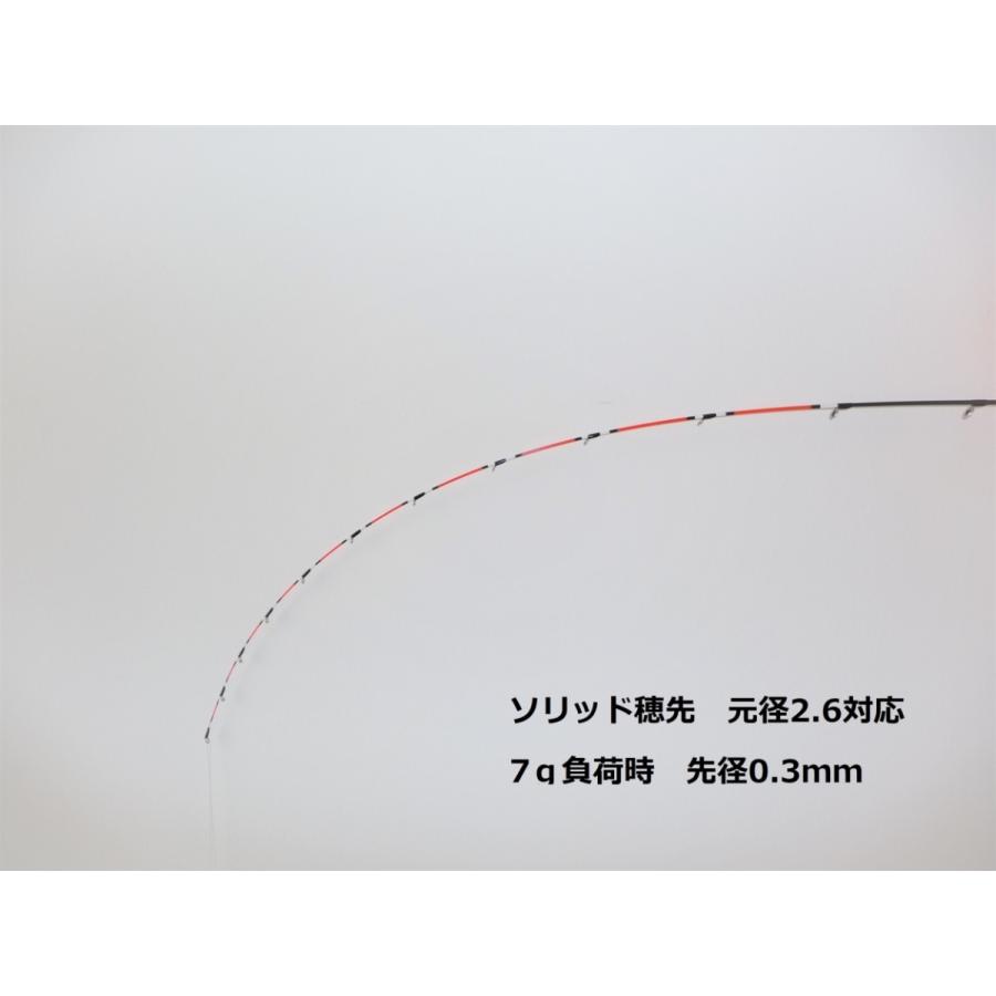 筏カセ竿 替穂先付 チヌ筏竿150 穂先ハーフチタン2本・ソリッド1本
