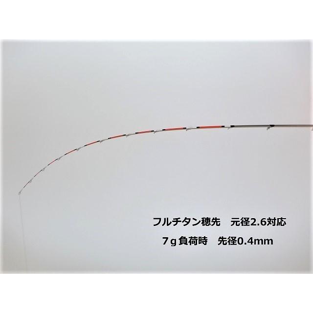 0.4を3本 フルチタン穂先 0.25～ 0.4mm１本選択　2.6mm対応 筏カセ竿 替穂先 フルチタン 先径0.4mm 元径2.6mm 全長55cm : YMY
