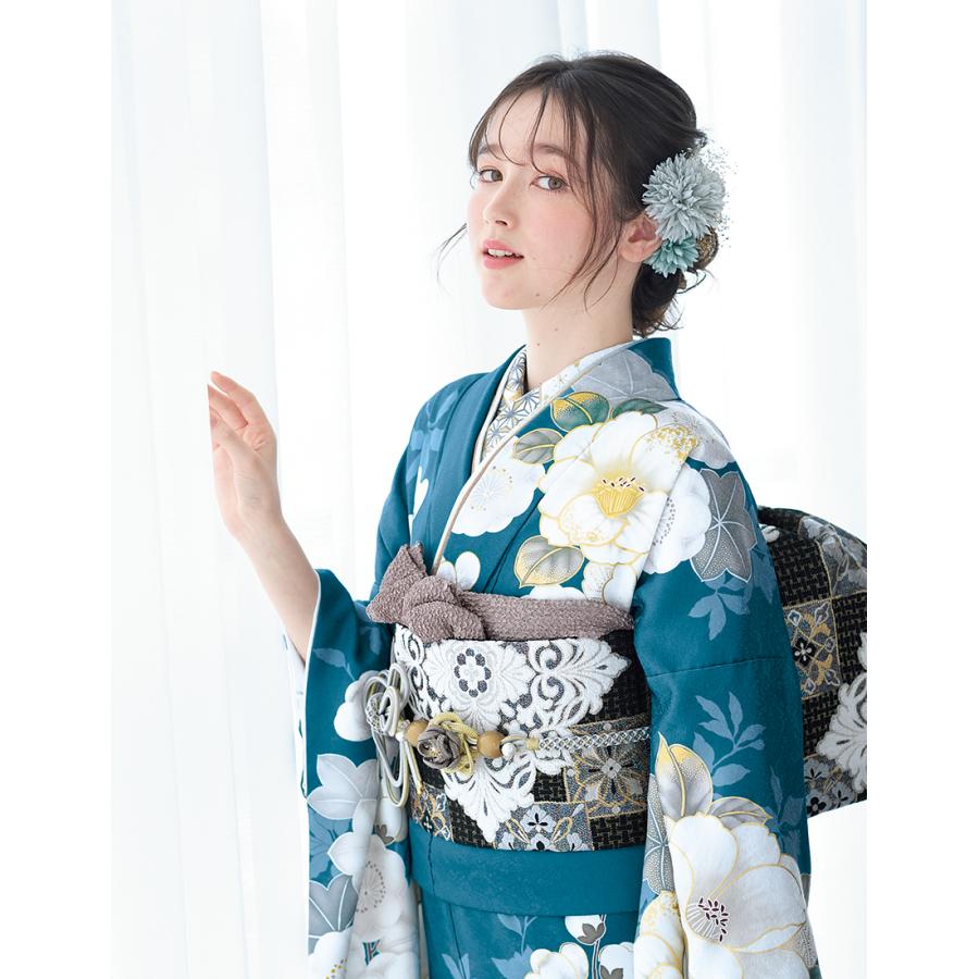 502z17.501y5.小物類〇ネイビー 三松取扱い 花がぁる 色無地振袖 502z17.501y5.小物類〇ネイビー 三松取扱い 花がぁる 色無地振袖