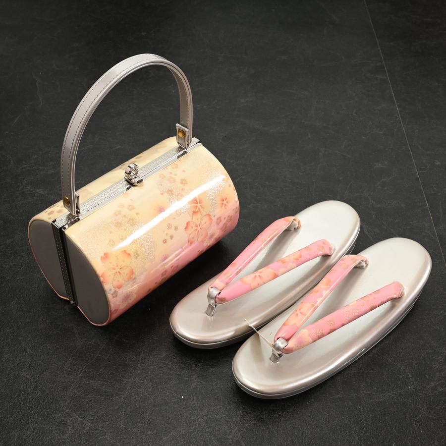 ZB-E-K0070-T0055-0110/【在庫処分品】草履バッグセット/5518-6/合皮