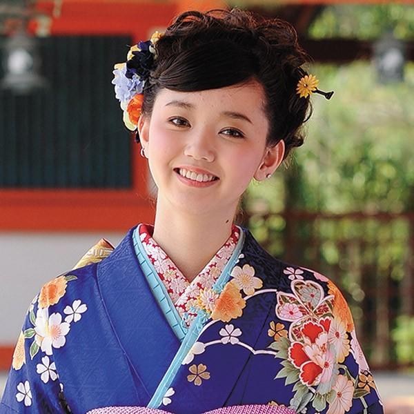 最初の 予約品 お誂え仕立付振袖 成人式振袖購入 mb152 ブルー・青地・花柄 /古典・雪輪柄, カッティングステッカーの銀影工房 a50a3c3a