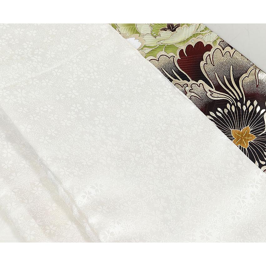 お誂え仕立付振袖 成人式振袖購入 md411-1 ミルクブラウンとクリーム色