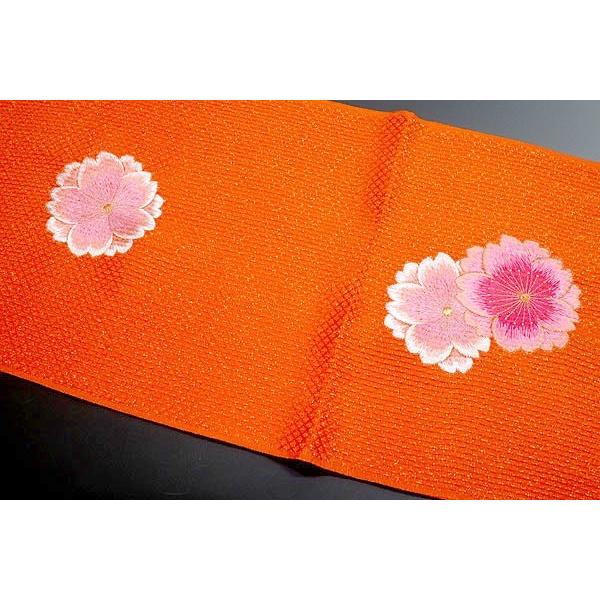 OA-C-K0050-T0040-0060/【在庫処分品】振袖用帯揚/nmo3015/桜刺繍入り