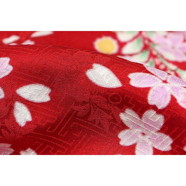 ツインズ☆218000円華やかな花模様お仕立て品振袖☆身丈155.5cm 振袖購入 成人式振袖 お誂え仕立付振袖セット ms281 レッド・赤地/古典