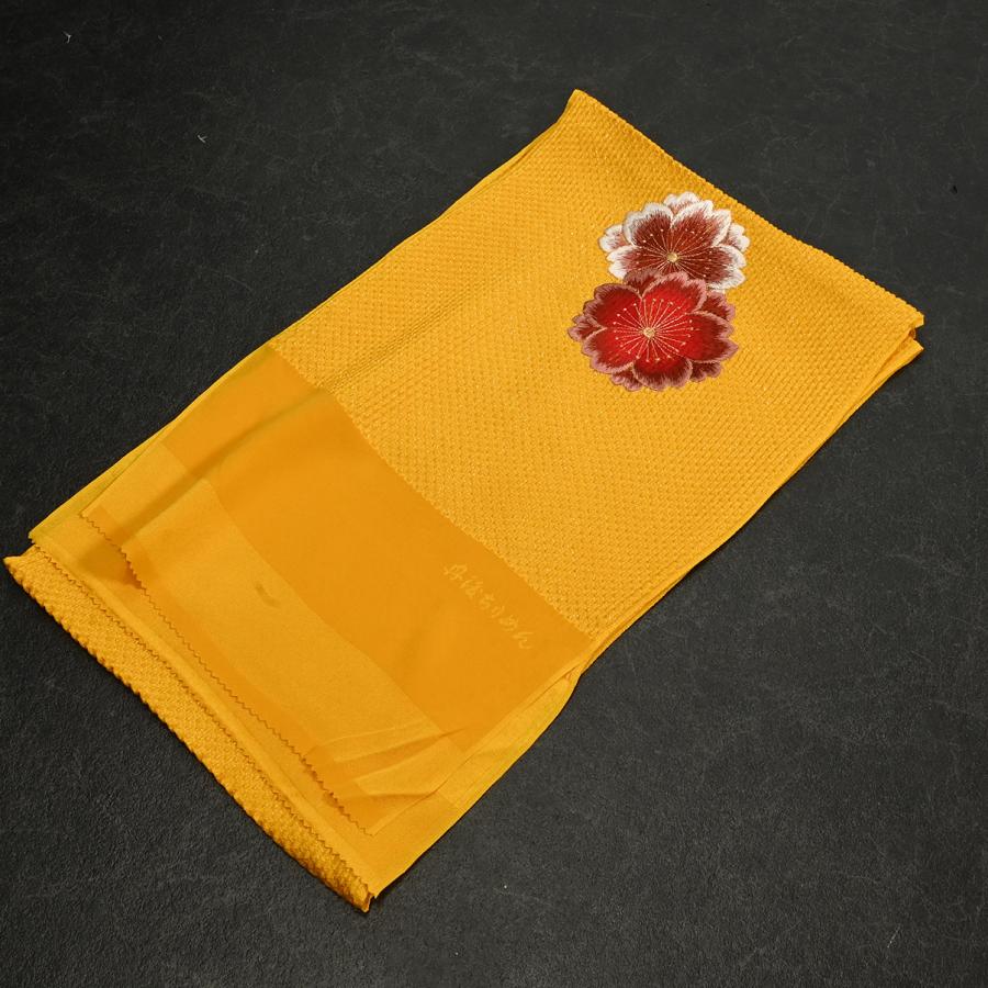 OA-C-K0050-T0040-0060/【在庫処分品】振袖用帯揚/nmo3004/桜刺繍入り