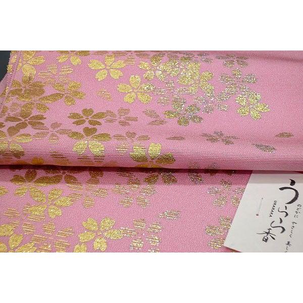 【美品】長襦袢　袷　正絹　桜模様　グラデーション 美品】長襦袢 袷 正絹 桜模様 グラデーション 長襦袢 正絹