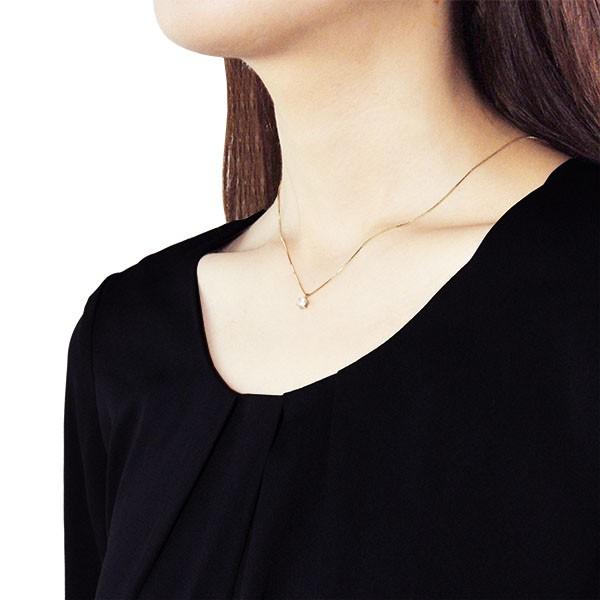 KYOCERA（京セラ） ダイヤモンド ネックレス K18ピンクゴールド 0.3