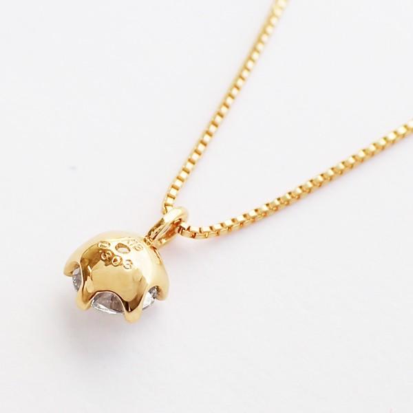 KYOCERA（京セラ） ダイヤモンド ネックレス K18イエローゴールド 0.3