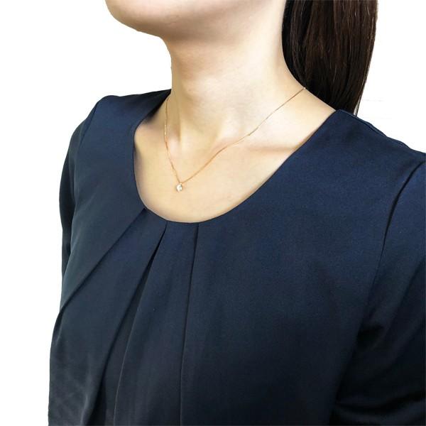 KYOCERA（京セラ） ダイヤモンド ネックレス K18イエローゴールド 0.3