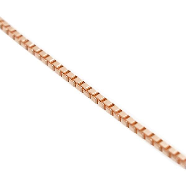 ネックレス ベネチアンチェーン K18ピンクゴールド 幅1.0mm 45cm プレゼント 京セラの画像