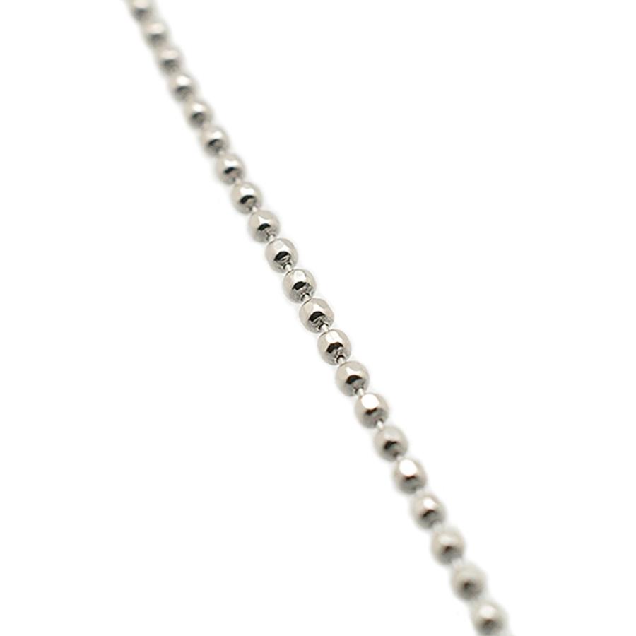 KYOCERA（京セラ） カットボールチェーン 幅1.0mm プラチナ 45cm