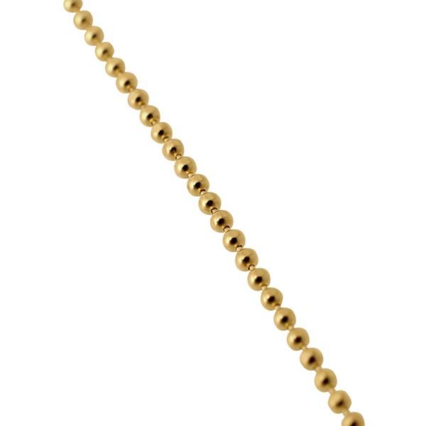 カットボールチェーン 幅1.2mm K18イエローゴールド 45cm プレゼント 京セラの画像