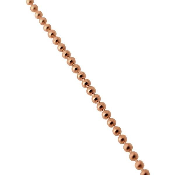 カットボールチェーン 幅1.2mm K18ピンクゴールド 45cm プレゼント 京セラの画像