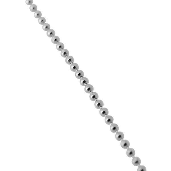 カットボールチェーン 幅1.2mm プラチナ 45cm プレゼント 京セラの画像